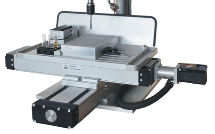 Coordinate table for the Tauro Tribometer Coordinate table for the Tauro Tribometer to carry out fully automatic test series