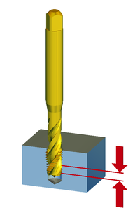 Évaluation du processus et évaluation de la qualité Taurox Machine à tarauder - Profondeur de filetage différente Outil de filetage - Profondeur de filetage différente
