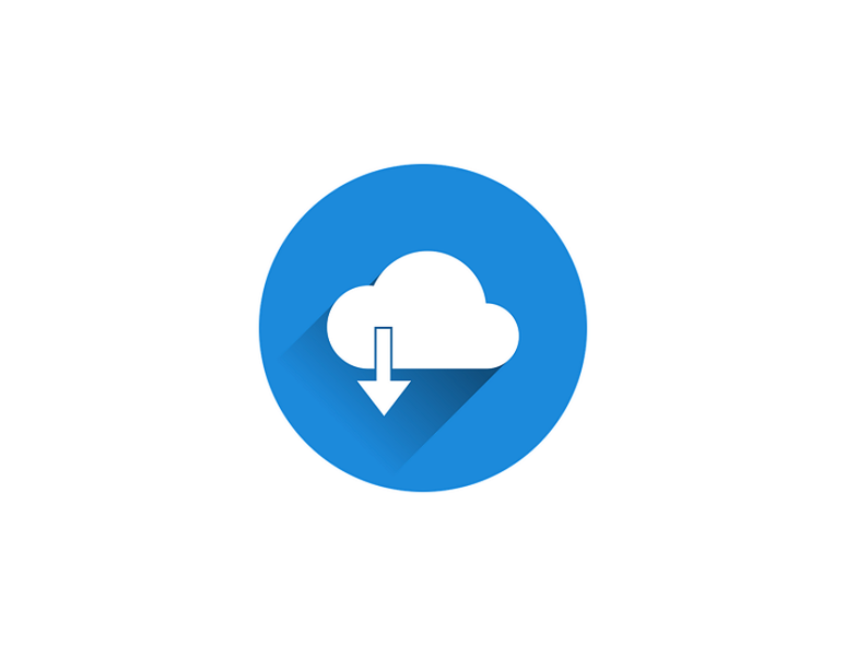Icône Téléchargement avec nuage