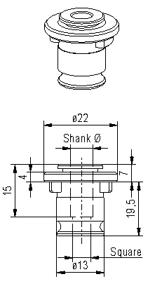 Porte-outils pour Tauro 25