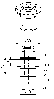 Porte-outils pour Tauro 25 - Taurox 300