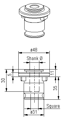 Porte-outils pour Taurox 400 et 900